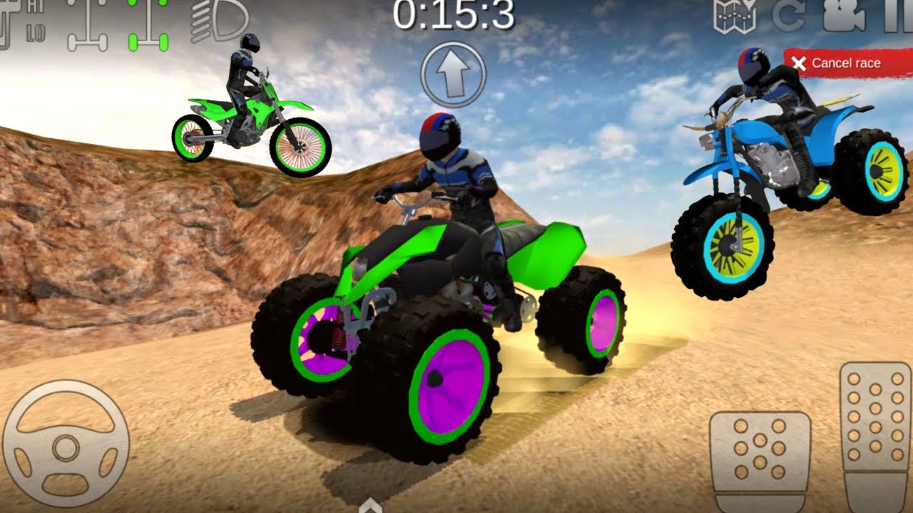 Driving Simulator Motor Dirt Extreme Bike Stunts - Offroad Motorcycle Outlaws - Android Gameplay