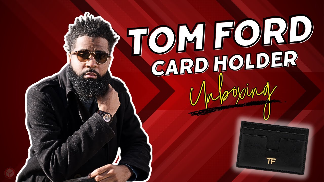 Tom Ford Leather Card Holder Unboxing