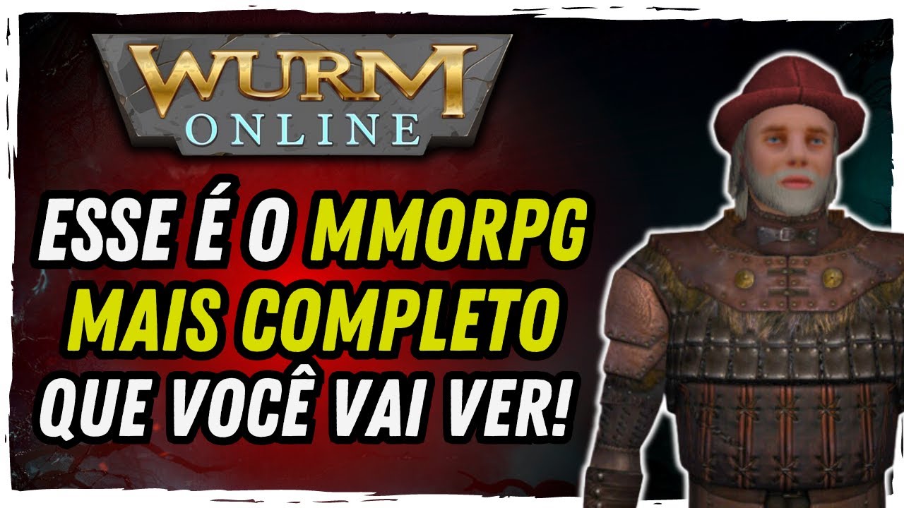 COMECEI MINHA JORNADA NO MMORPG MAIS IMERSIVO DO MUNDO!  WURM ONLINE / DICAS TUTORIAL PROFESSOR LIH