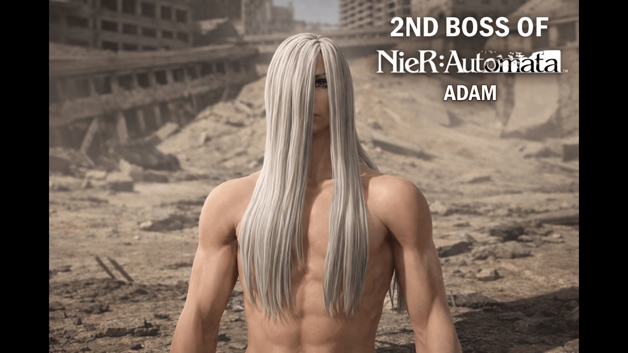 NieR: Automata – 2nd boss Adam Fight #nierautomata