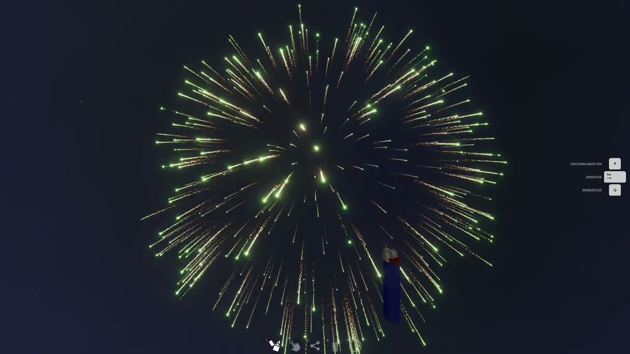 Feuerwerk Mania Kugel bombe und Batterien testen