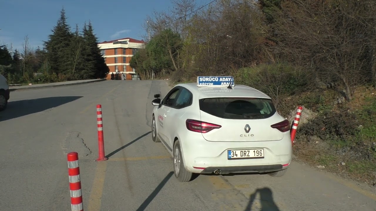 Kemerburgaz Direksiyon Sınavı : L Park, Paralel Park, 25 Metre Geri Gitme ve Yokuş Kalkış