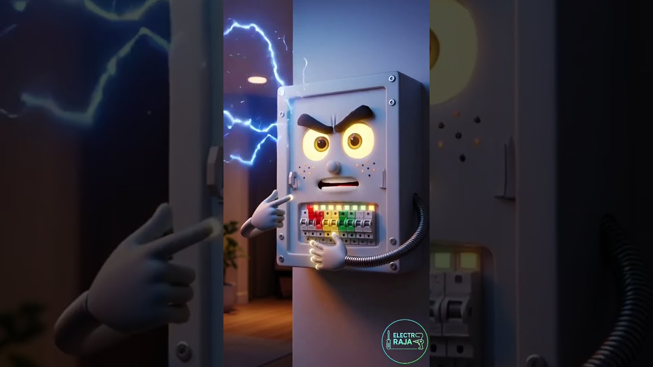 Distribution Board (DB) Ki Kahani | Ghar Ki Asli Power Security #animatedshort #shortvideo #shorts