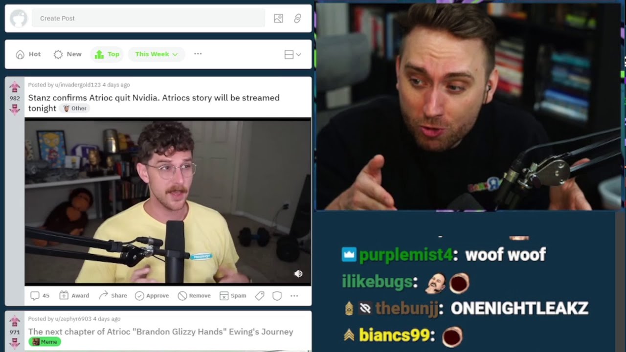 Atrioc malds over Stanz leaking him quitting Nvidia