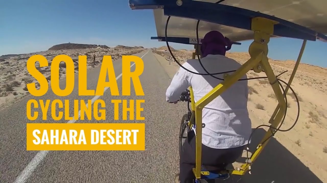 AKT Solar Bike - cycling across the Sahara and raising money for Oxfam: 
