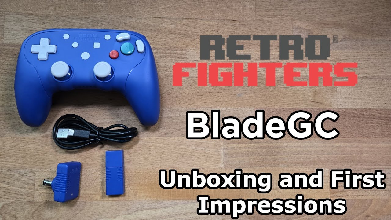 Распаковка и первые впечатления от контроллера Retro Fighters BladeGC для Gamecube.