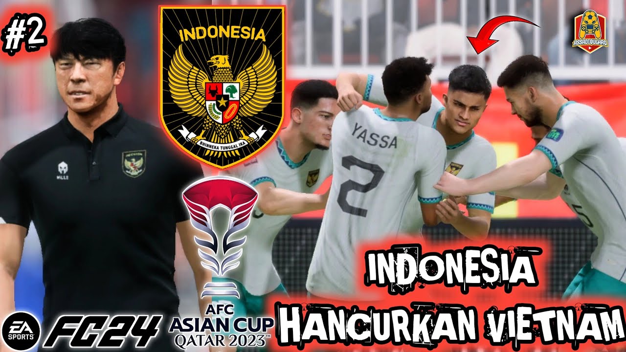 SHIN TAE-YONG KAGUM DENGAN PERFORMA RAMADHAN SANANTA | FC 24 AFC ASIAN CUP 2023 TIMNAS INDONESIA #2