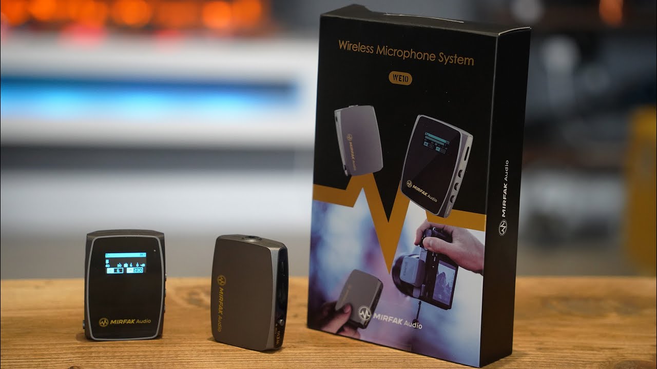 Wireless Mic's with In-Built SD Card Recording! MIRFAK WE10 Review!