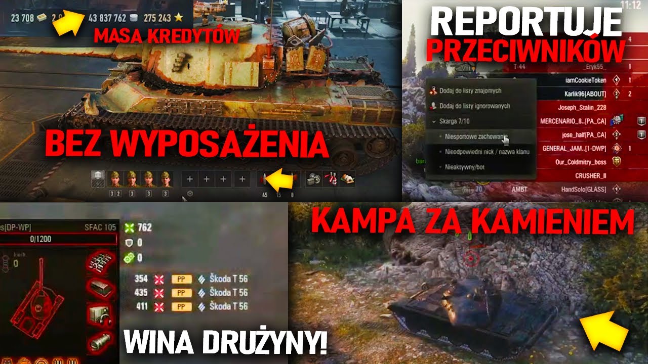 ROBI 0 USZKODZEŃ I OBWINIA DRUŻYNĘ - Hipokrytka w wot?
