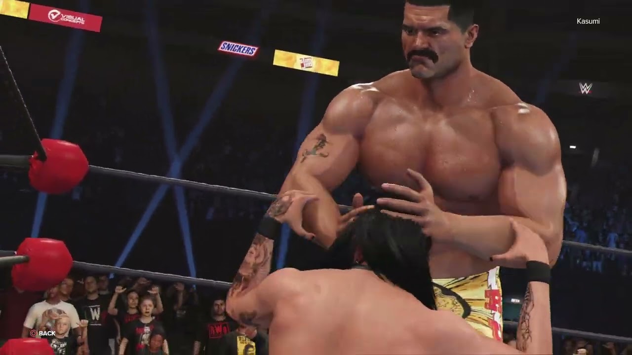WWE 2k25: Rhea Ripley vs Ravishing Rick Rude #intergender #wrestling