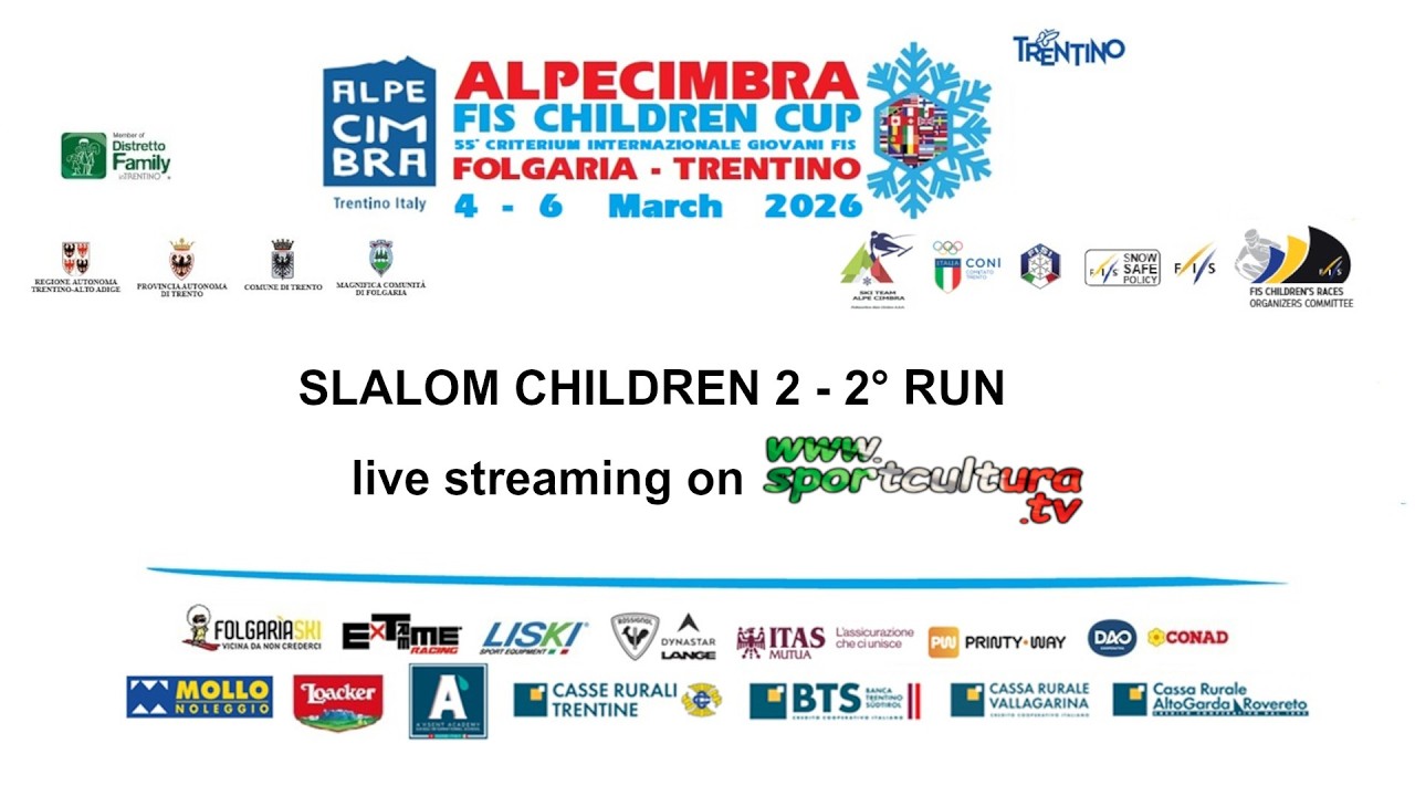 SLALOM CHILDREN 2 2° RUN - ALPECIMBRA FIS CHILDREN CUP 2026 | SPORTCULTURA.TV