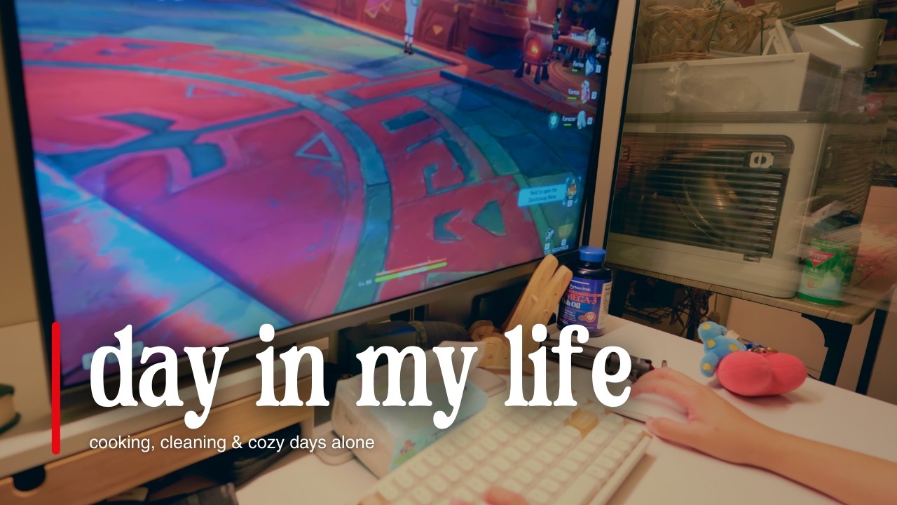 cooking, cleaning & cozy days alone | homebody in the philippines