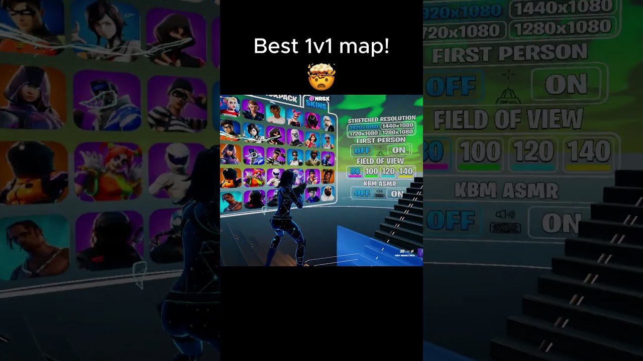 Best 1v1 map!🫡#foryou #fortnite #1v1