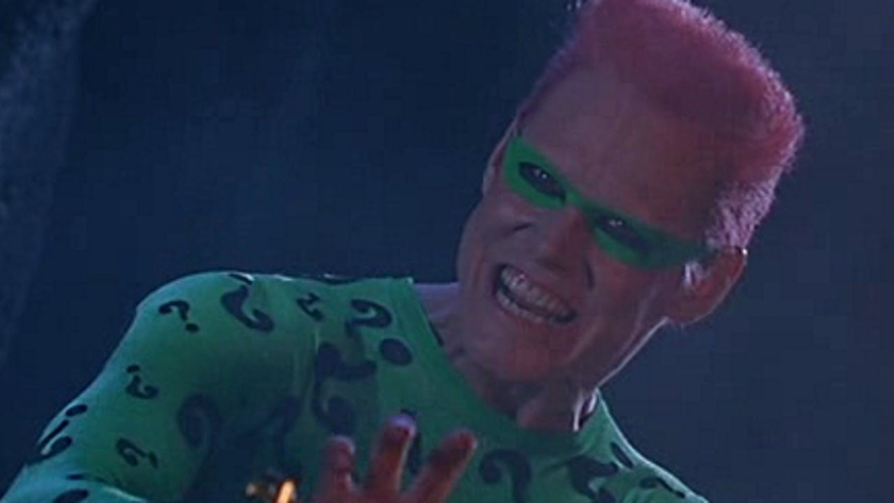 Batman Movie Villains: The Riddler (Jim Carrey)