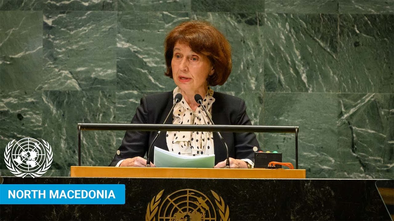 🇲🇰 North Macedonia - President Addresses United Nations General Debate, 79th Session | #UNGA