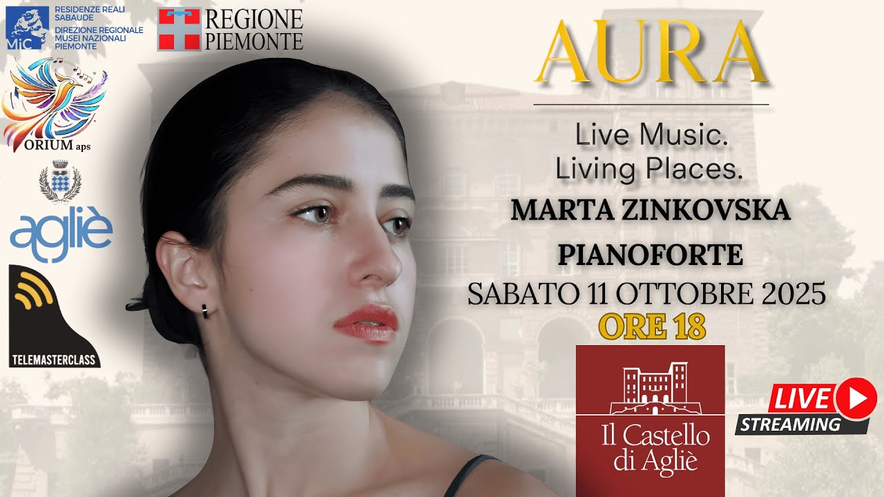 🎵 Marta Zinkovska  🎹  LIVE dal Castello Ducale di Agliè
