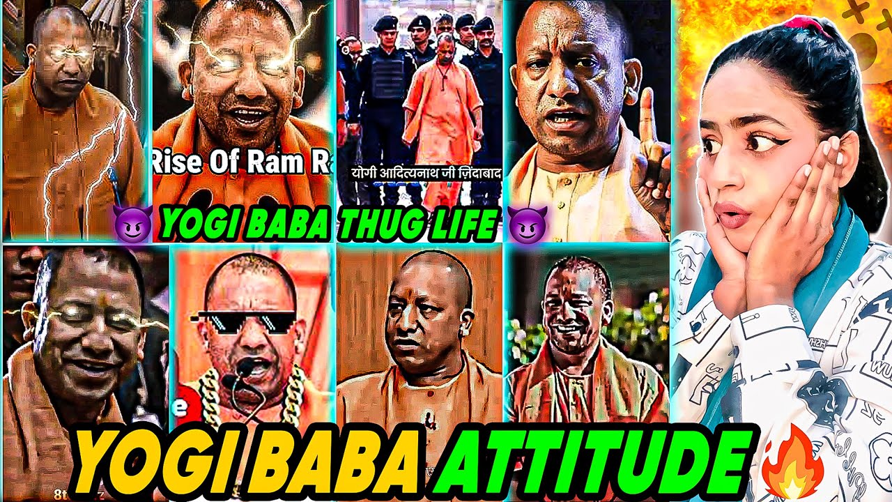 YOGI BABA ATTITUDE VIDEOS REACTION 😈🔥 | YOGI ADITYANATH ATTITUDE REACTION 🔥