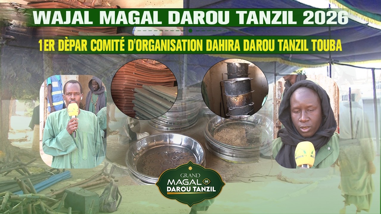 Waja Magal Daroul Tanzil 2026 Depart Comité d'Organisateur du Dahira