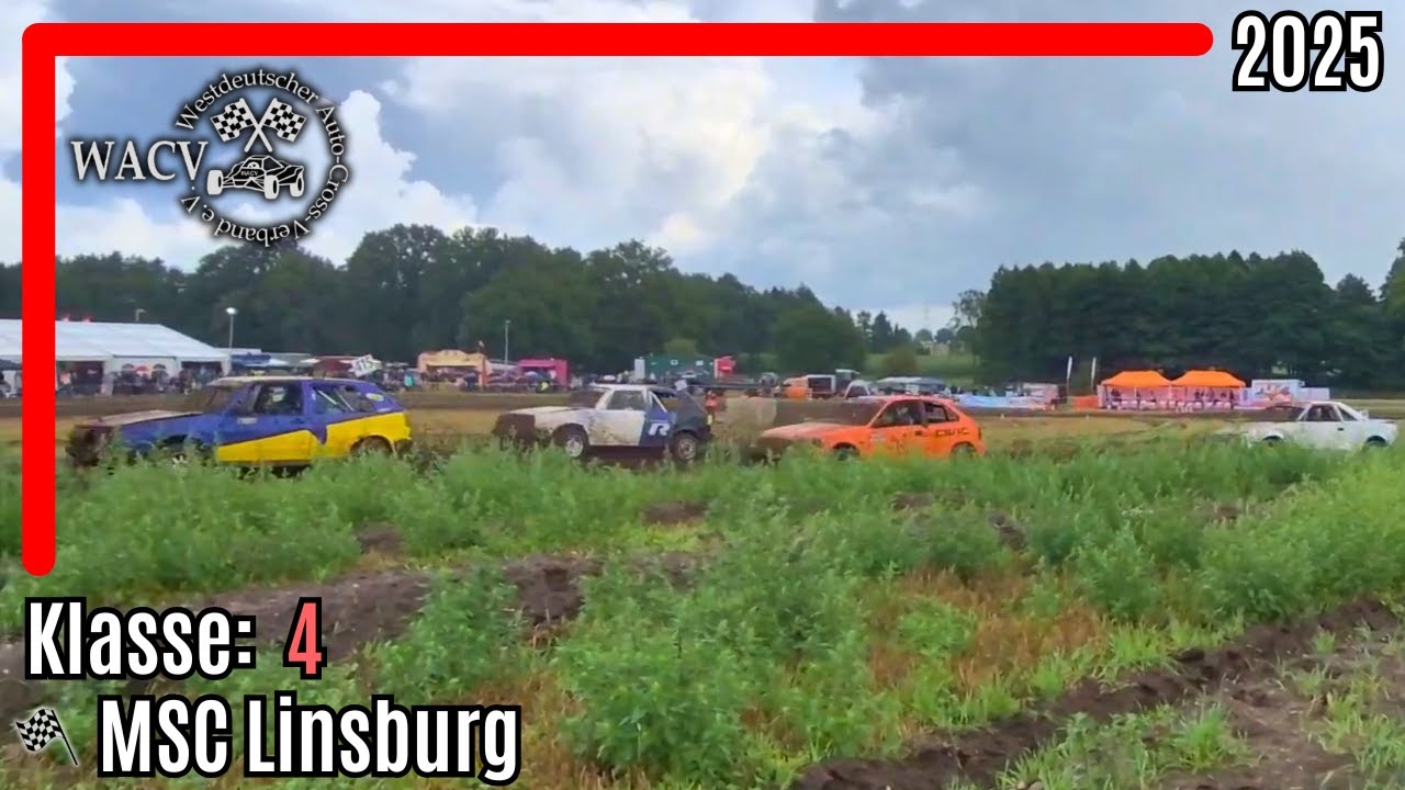AUTOCROSS Linsburg (D) 2025 - Klasse 4 WACV/NWDAV: Alle Läufe [HD]
