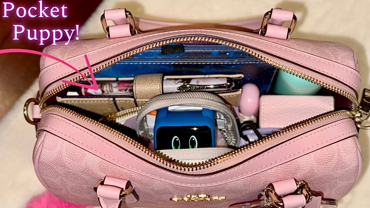 Розовая сумка Coach Rowan!!! - Что в моей сумке? 💕👜 WIMB?!