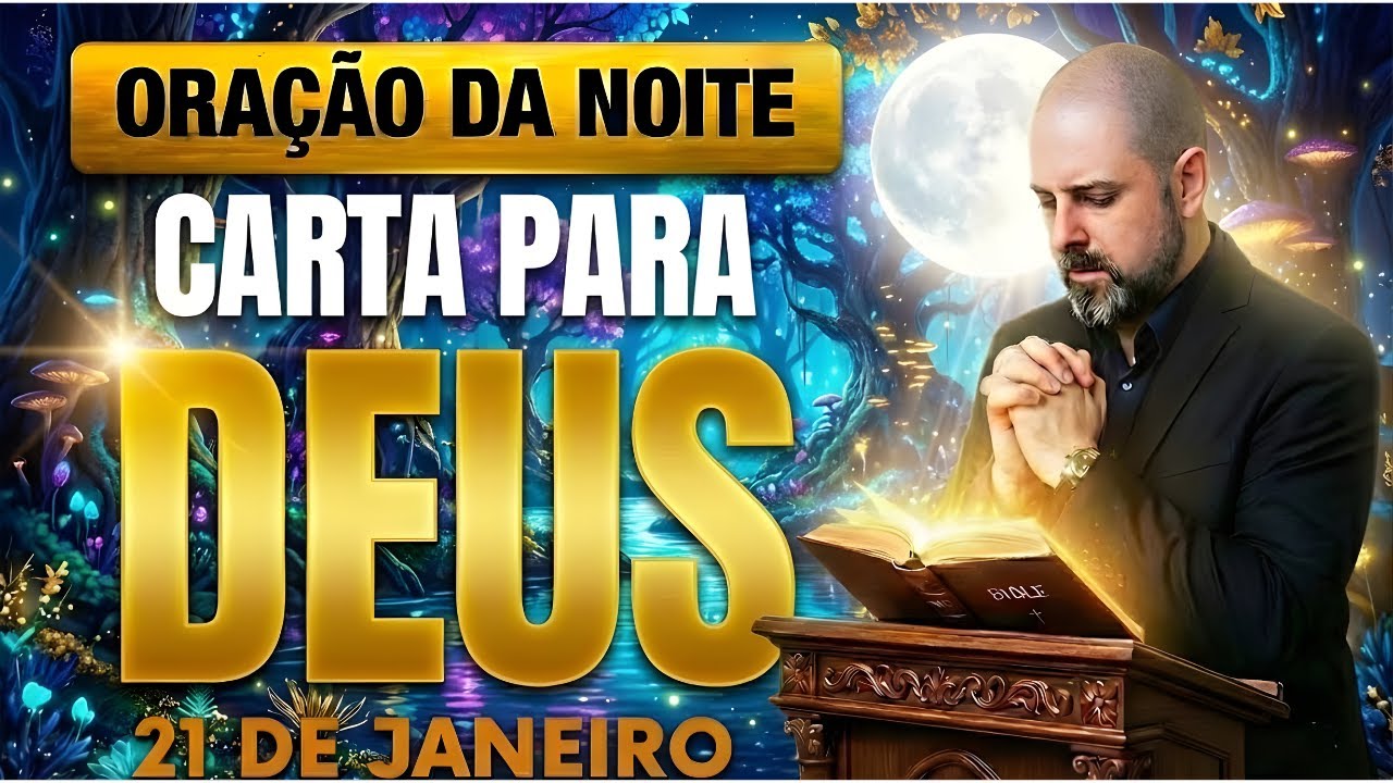 ORAÇÃO DA NOITE DE HOJE- 21 DE JANEIRO SALMO 91: CARTA PARA DEUS E JUSTIÇA DE DEUS- VINICIUS IRACET-