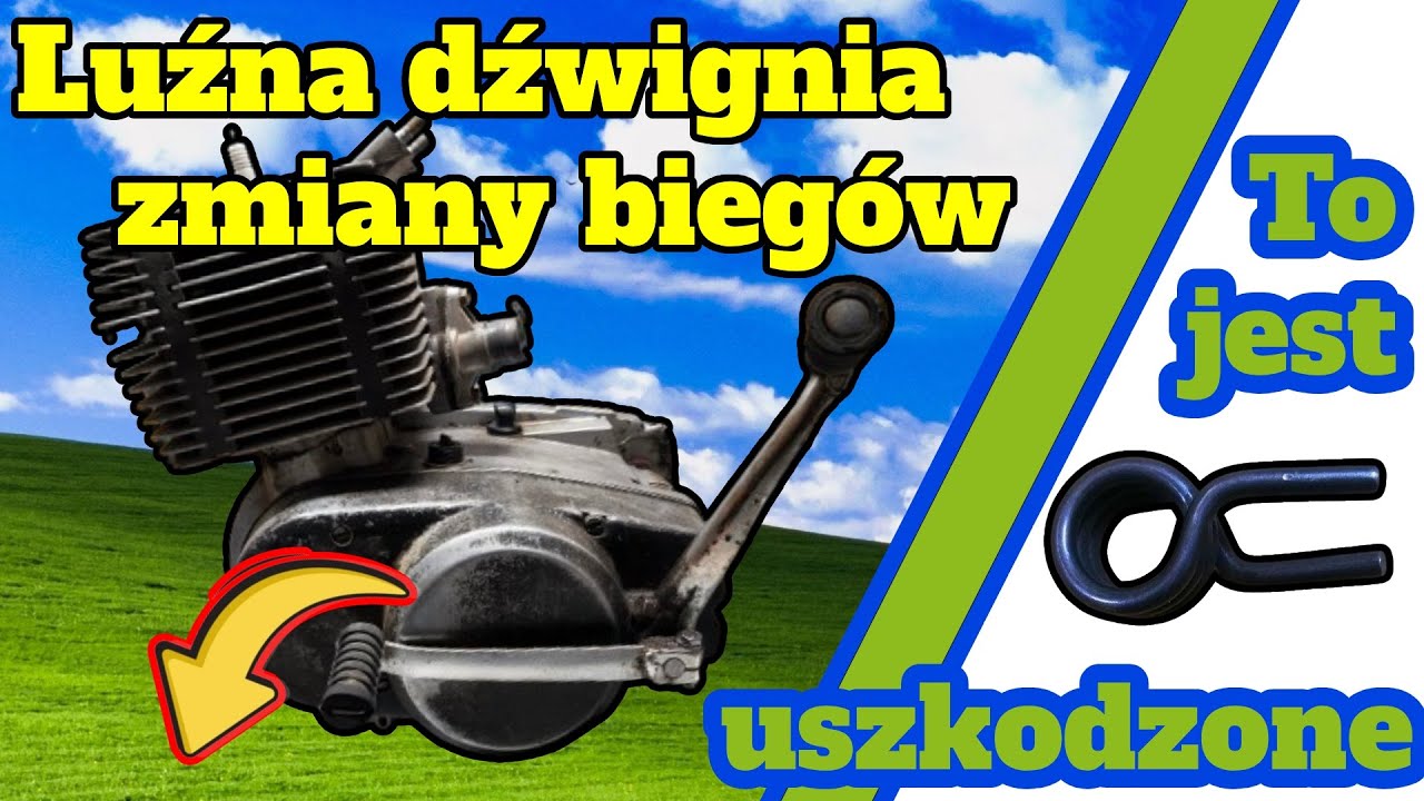 Jak naprawić luźna dźwignia zmiany biegów MZ ETZ 125/150 Pęknięta sprężyna wybieraka biegów.