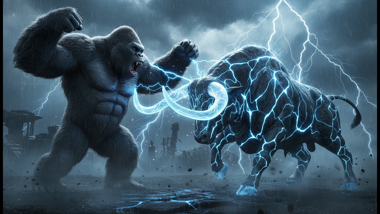 KING KONG vs THUNDER BEAST | Thousand Volt Battle | 3D CGI - Epic Fight