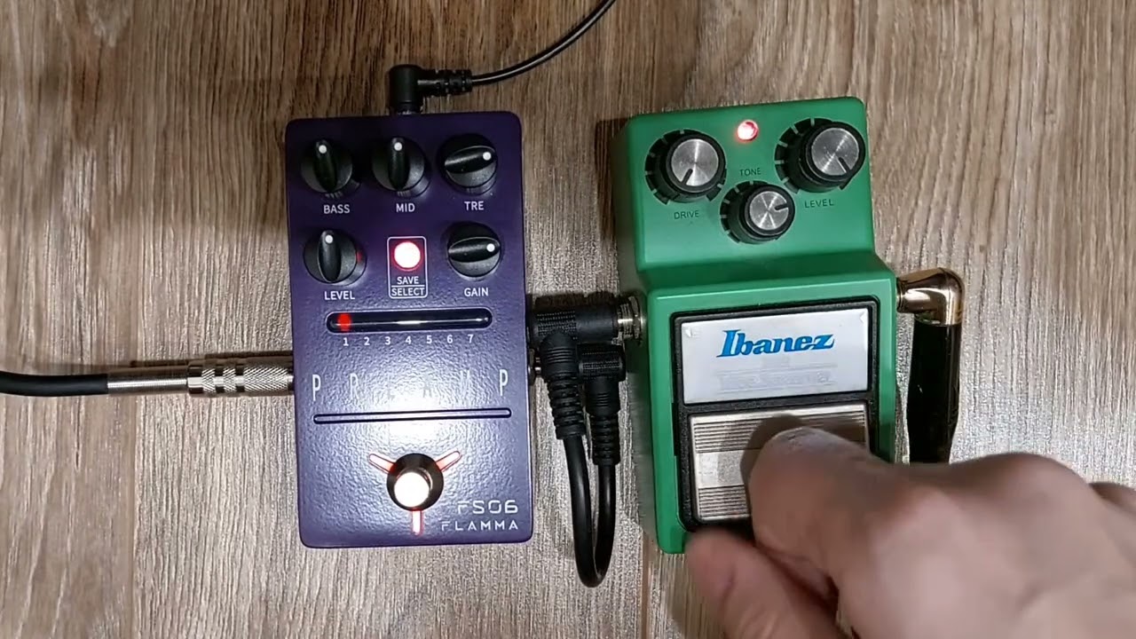 Flamma FS06 as a pedal platform