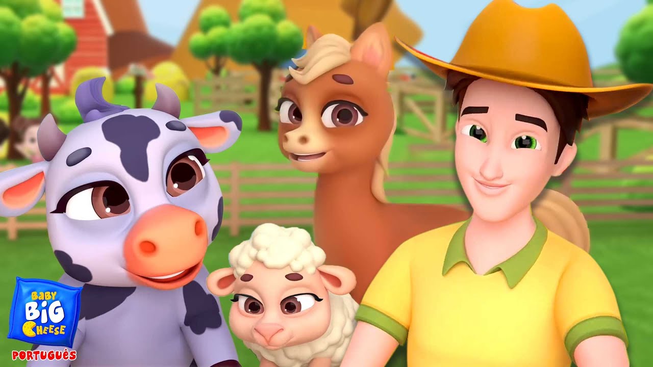 O Velho Macdonalds Tinha Uma Fazenda + Vídeos Animados e Poemas para Crianças