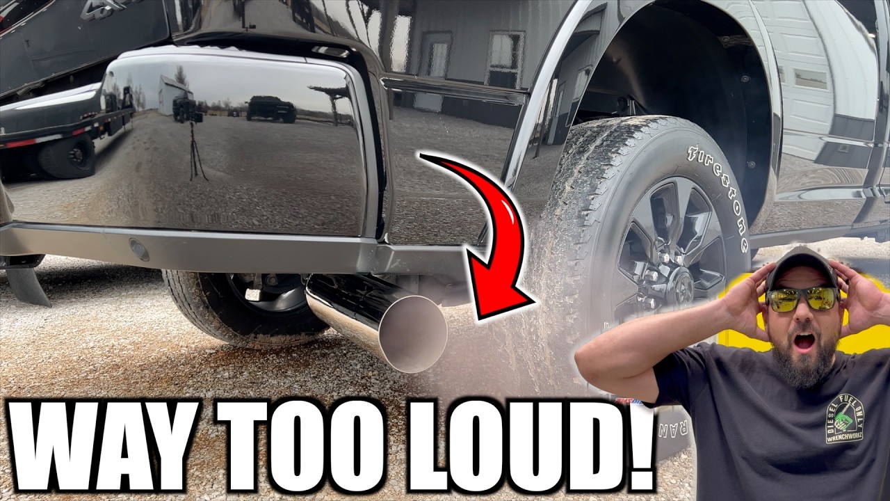 FULL POLISHED Cummins Exhaust is WAY Too Loud!!!