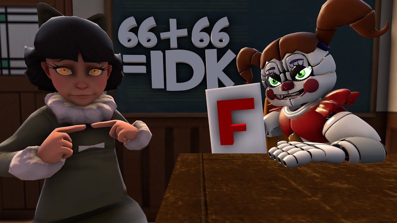 [SFM/FNAF] Olivia embarrassed herself in front of everyone and got a bad grade at school