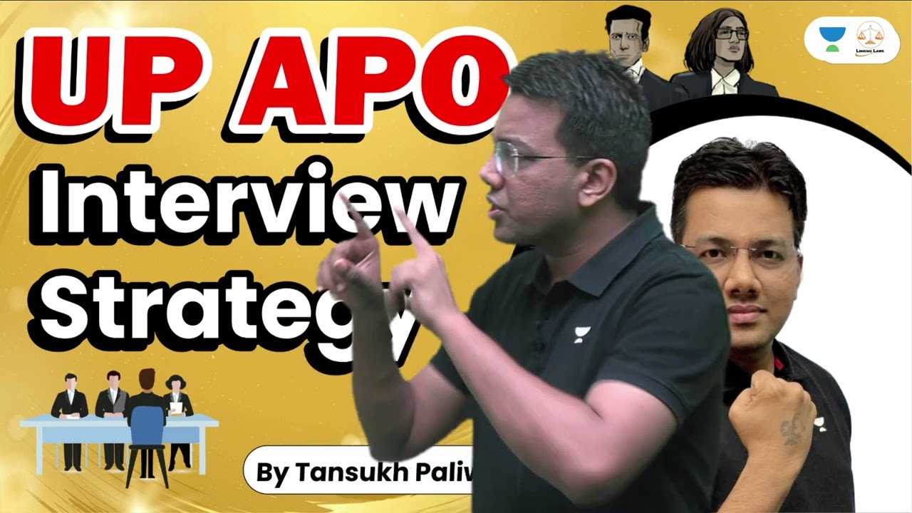 UP APO Interview Strategy | Tansukh Paliwal | Linking Laws