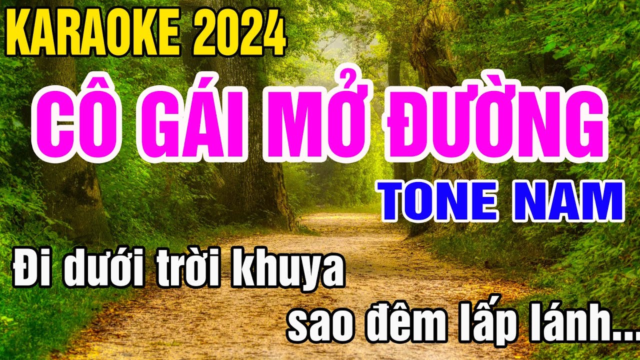 Cô gái mở đường Karaoke Tone Nam Nhạc Sống gia huy karaoke