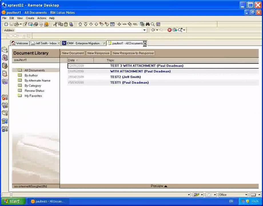 Longfield Ltd Active Links for Binary Trees CMT Universal (Notes to Exchange migration)