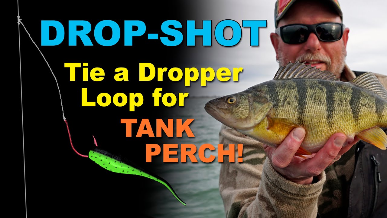 How to Tie the Drop Shot - Dropper Loop Knot (for Perch, Bass and Walleye)