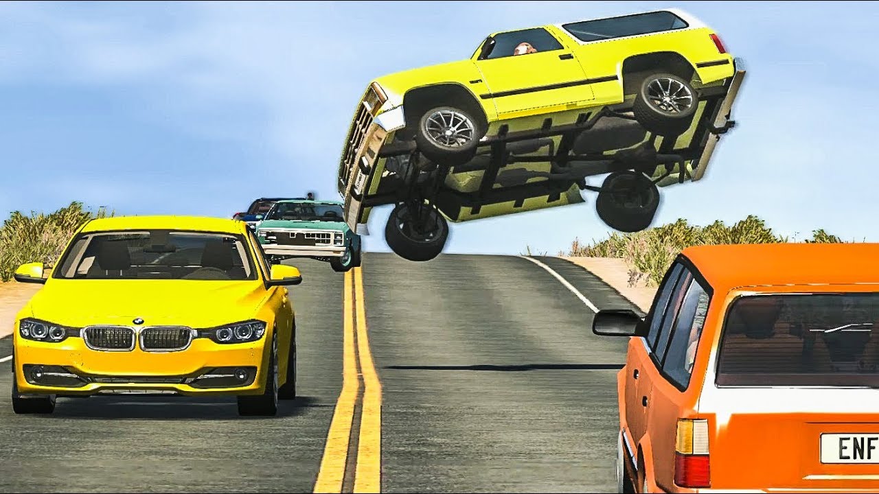 CRAZY TRAFFIC CRASHES #5 - BeamNG Drive | CRASHdriven