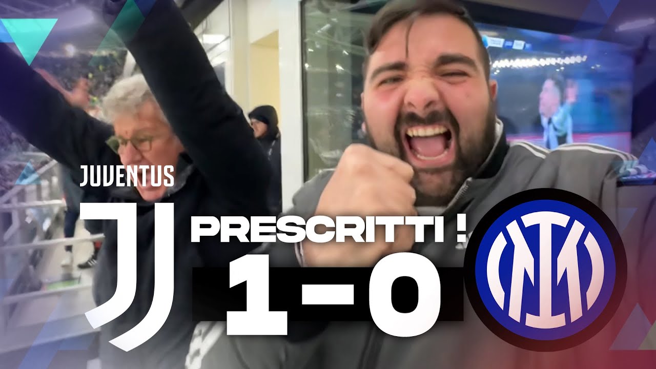 A CASAAAAA! JUVENTUS 1-0 INTER | REACTION LIVE DALLO STADIUM