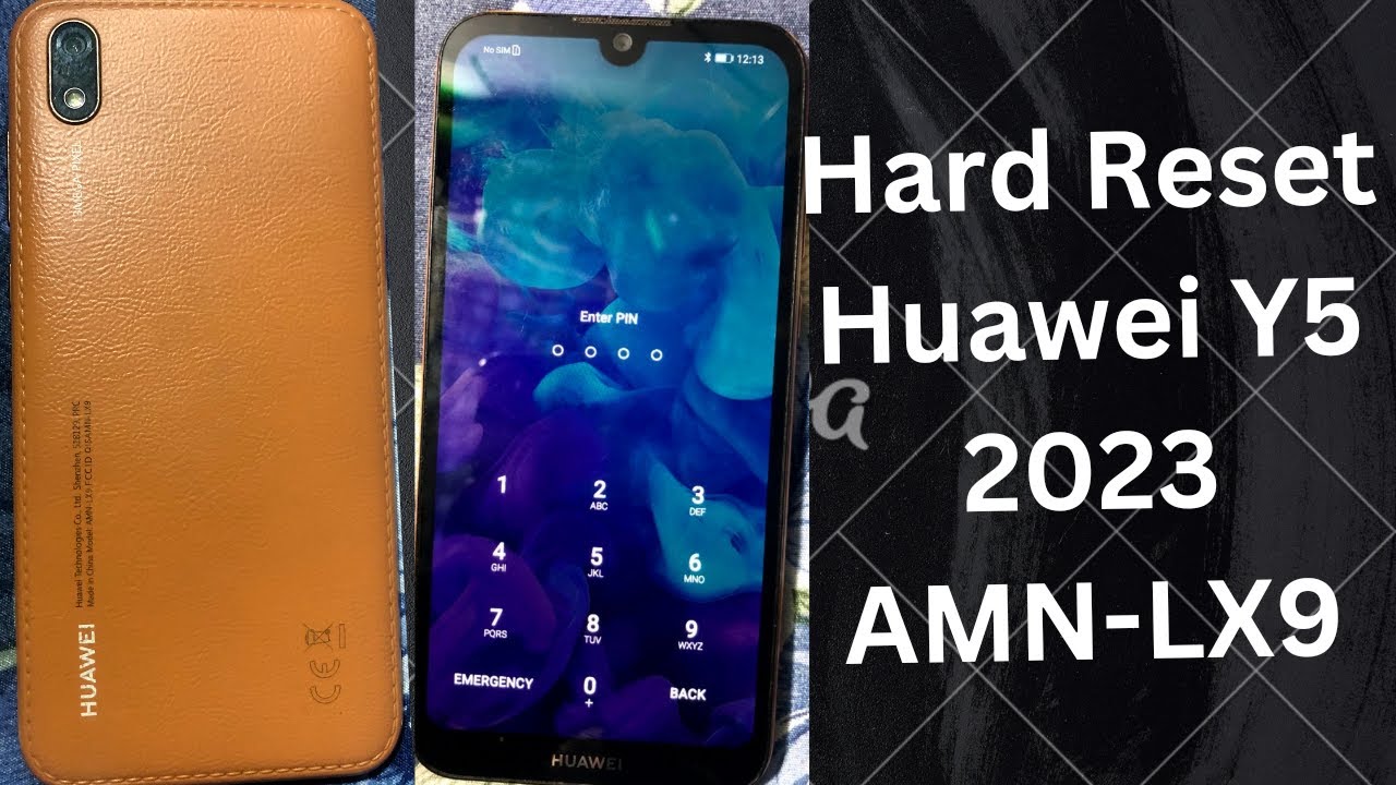 Hard reset Huawei Y5 2023 (AMN-LX9).Unlock pin, pattern, password lock