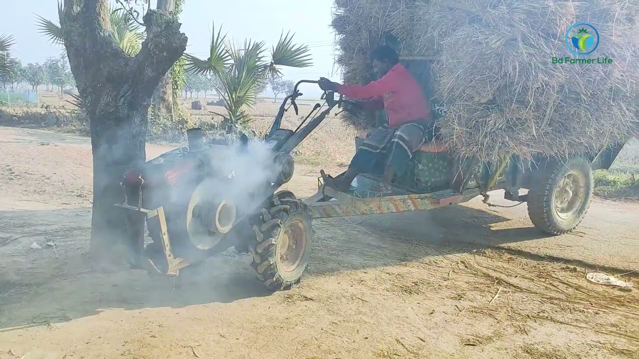 Strong Toli Driver Steering Power Tiller | Power steering toli working | BD Farmer Life
