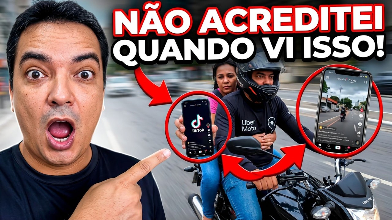 Não acreditei quando vi isso na moto!