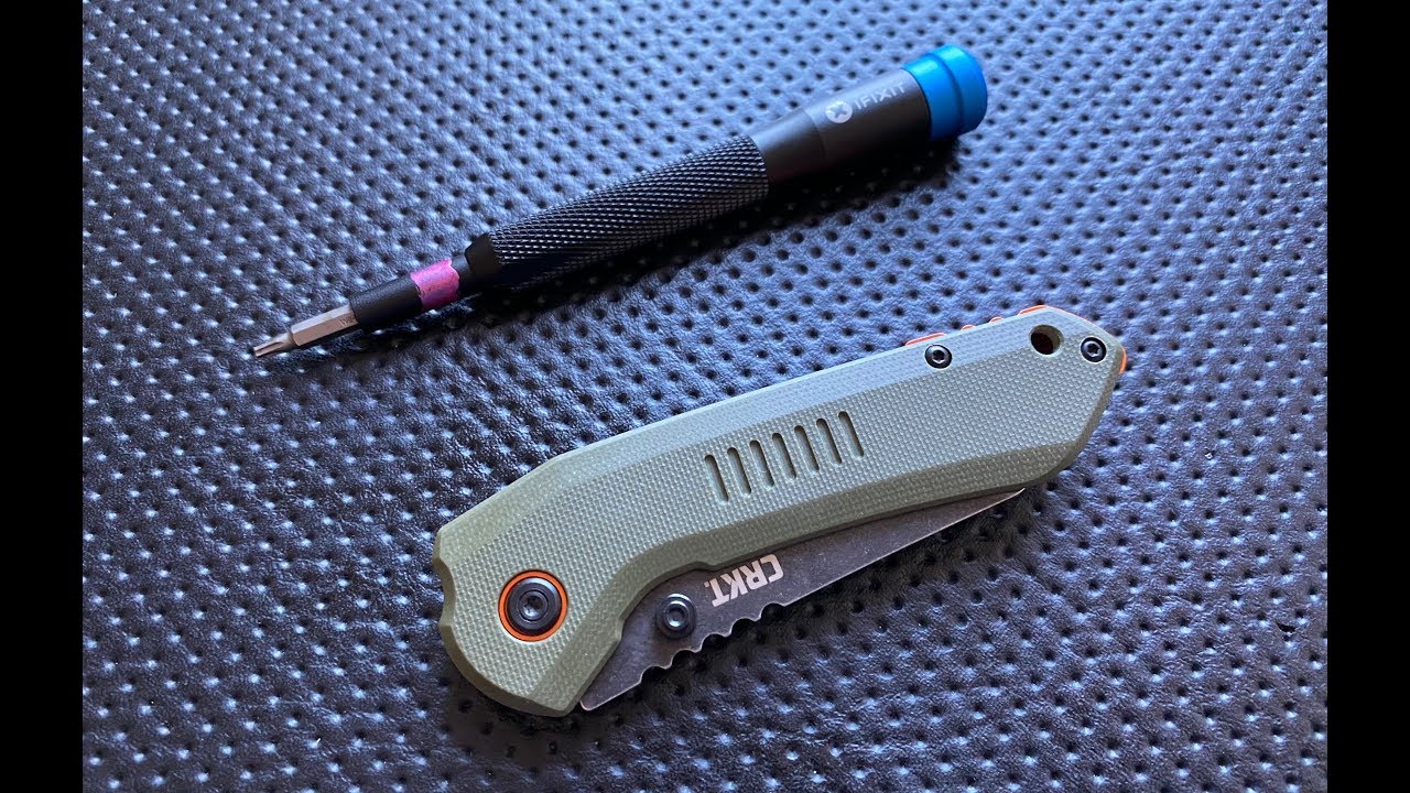 How to disassemble and maintain the CRKT Overland Pocketknife