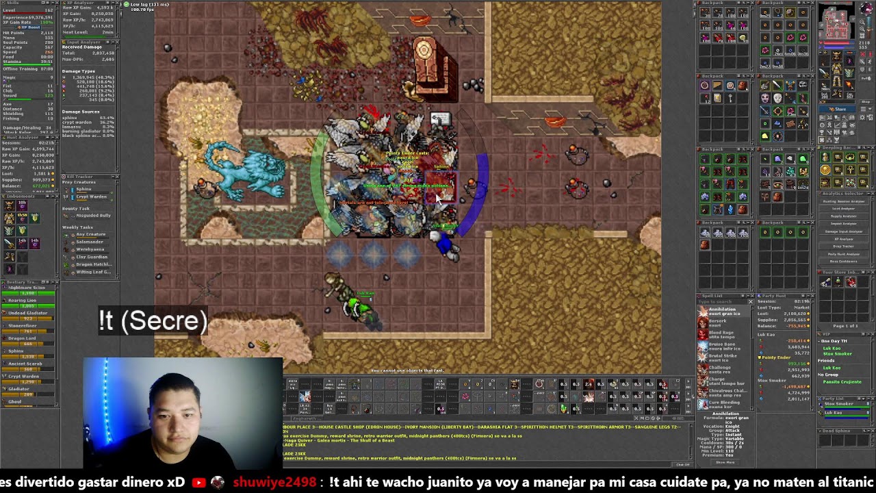 🔴EN VIVO: LAS PERO PARTY DEL MUNDO | #tibia #hunt #RP