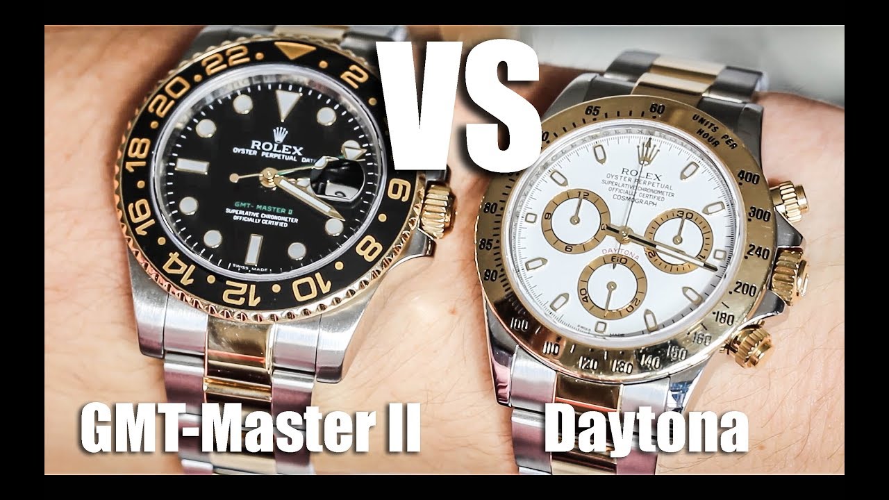 Rolex GMT-Master II vs Rolex Daytona
