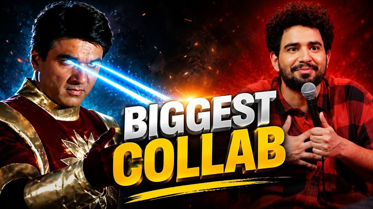 Samay Raina New AD collab with Shaktimaan Mukesh Khanna for AI+ Smartphone