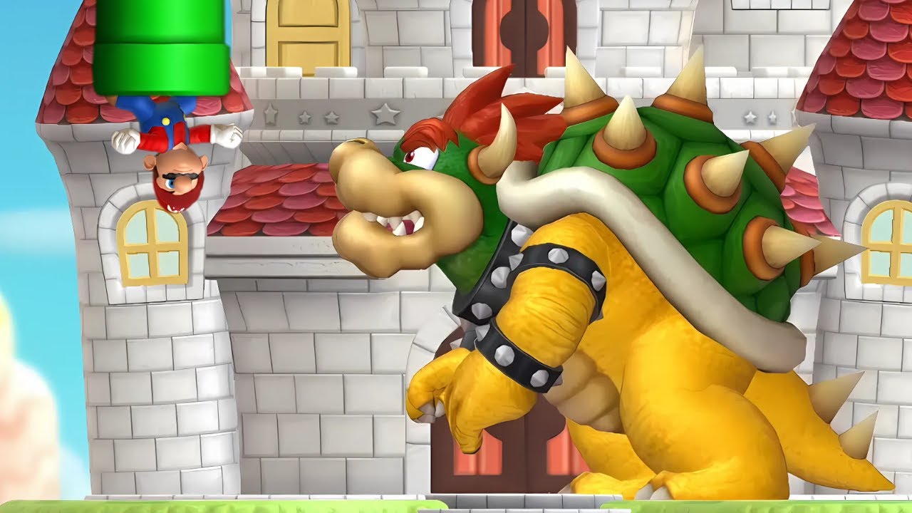 New Super Mario Bros. U Deluxe – Part 7: Bowser’s Final Showdown at Peach’s Castle