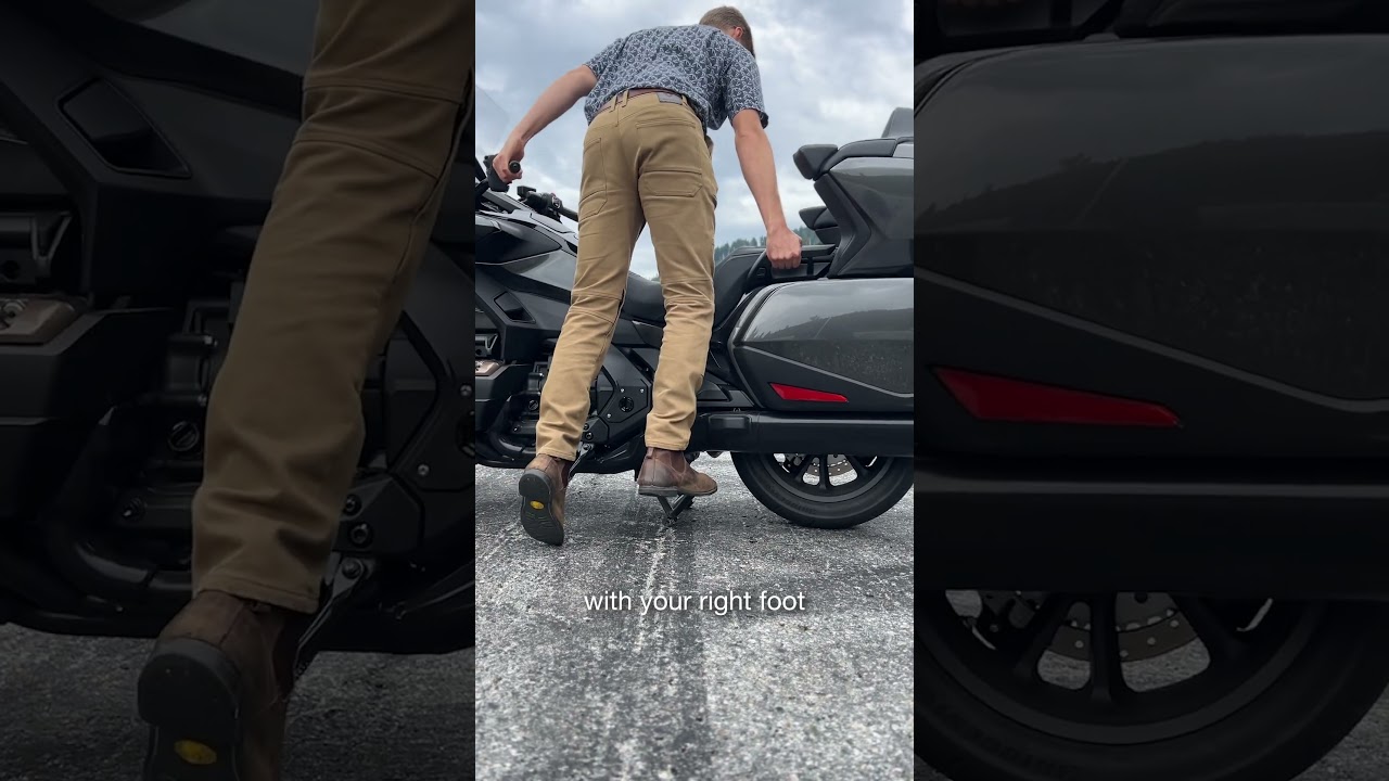 The easy way to use your center stand