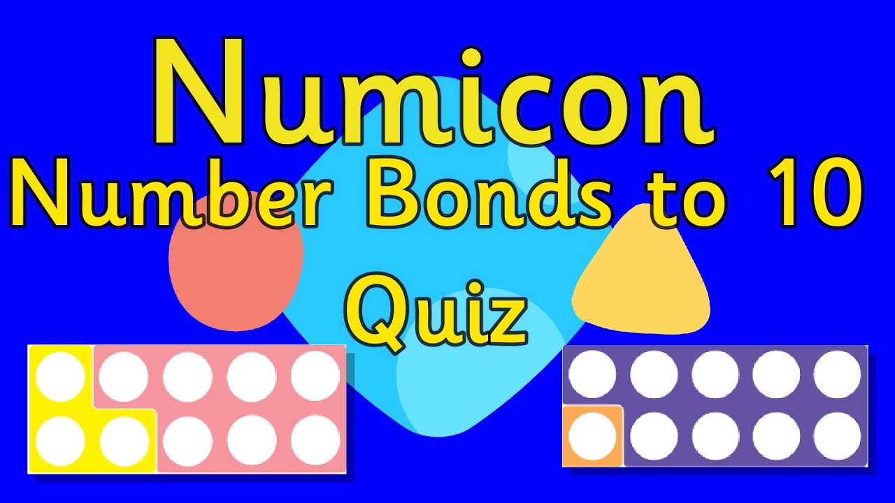 Numicon Number Bonds to 10 QUIZ | Learn Number Bonds to 10 | Miss Ellis 💜 #numicon