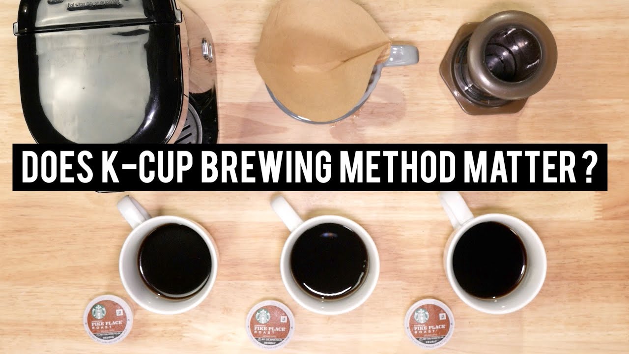 Pour Over and Aeropress Brewing with K-Cups - Does It Make Better Coffee?