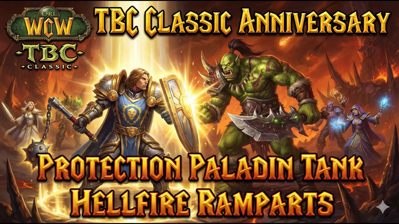 TBC Classic Anniversary Protection Paladin Tank Ramparts Dungeon