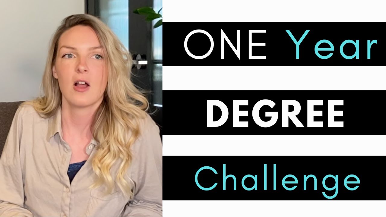 I Tried to Get a (4 yr) Degree In ONE Year | This is what happened.